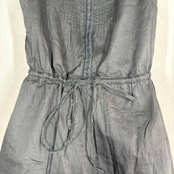 Converse Lace Trim Y2K Style Tank Dress Mini Casual Lined Gray - S - Picture 5 of 5